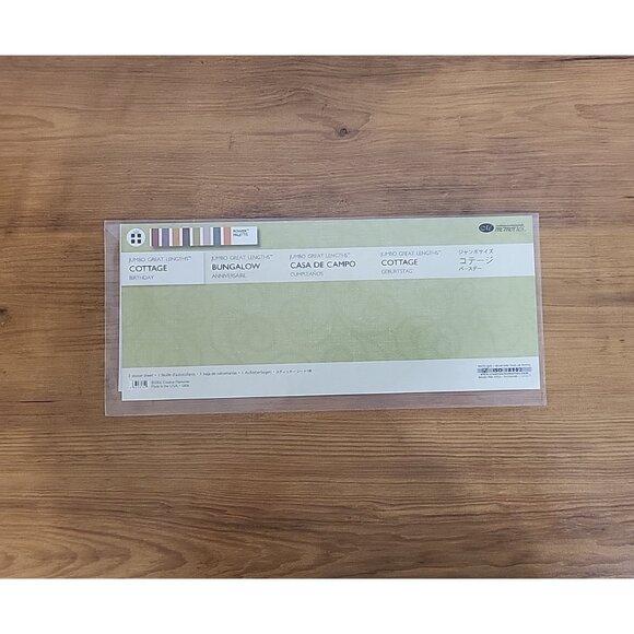 6 PC LOT Creative Memories Cottage Jumbo Great Lengths Stickers Power Palette - Picture 13 of 15